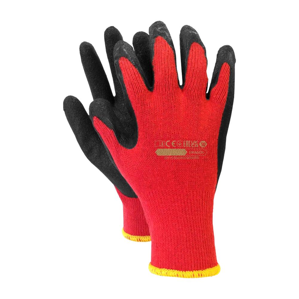 ACE-Instruments Arbeitshandschuhe Blaze, Nitril-Beschichtung, schwarz-rot, Gr. 7/S, 10 Paar – Böttcher AG
